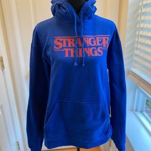 ❤️💙Blue “STRANGER THINGS”  hoodie💙❤️